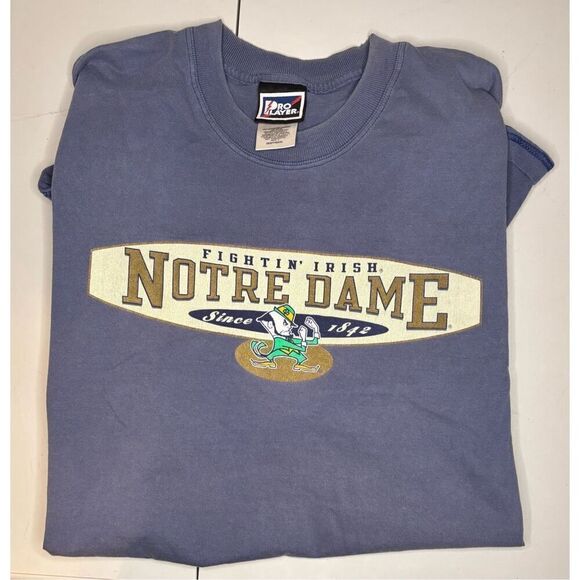 VTG 90s Pro Player Notre Dame Irish Good Fade T-Shirt 2XL XXL - Picture 3 of 7